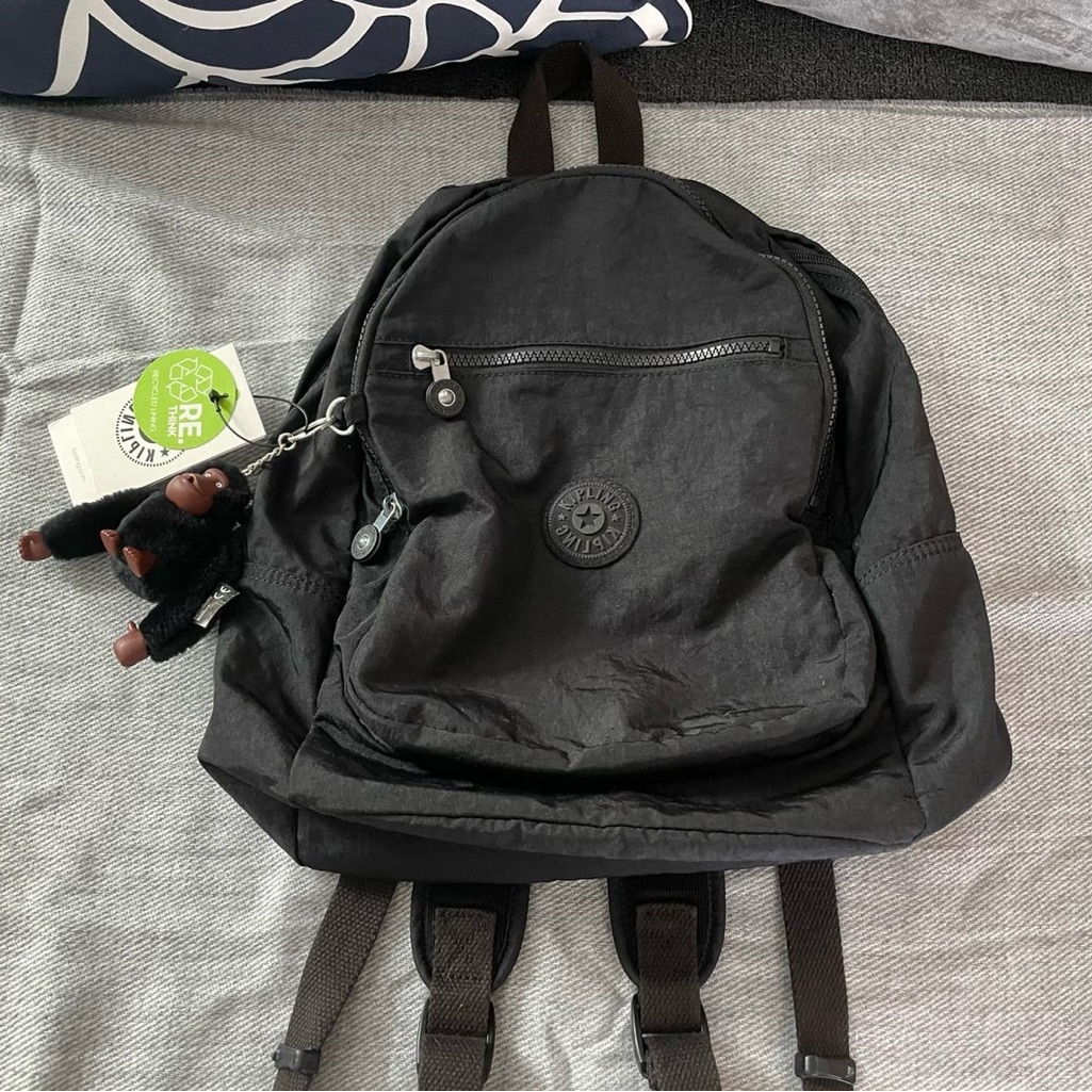 Kipling Medium Black Backpack